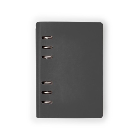 Deliciper of Leduced A5, 120 sheets on Firenze rings, artificial leather cover, block 70g/m2, gray block-8
