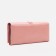 Women's wallet on magnets, pink color