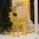 LED figure "Deer golden" 70 × 120 × 30 cm, metal, 220 V, glow warm white
