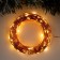 Garland "thread" 20 m dew, ip20, copper thread, 200 LED, glow warm white, 12 V
