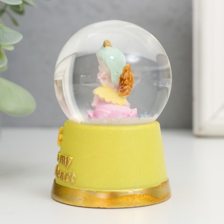 Souvenir Polystone Water Ball Light "Cute Angel" MIX 4x4x6.7 cm-6