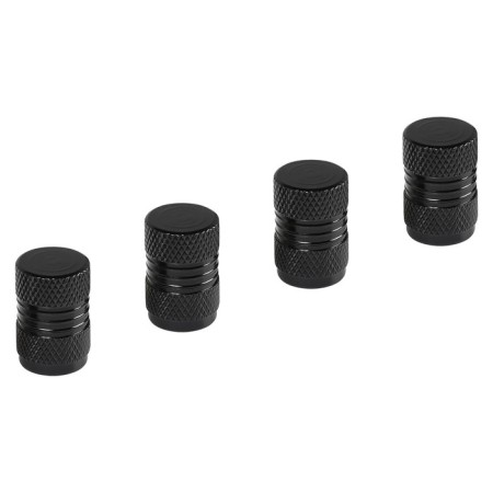 Caps on the tire valve K-9, black, metal, 4 pcs. AVC34-1