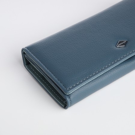 Women's wallet on a magnet, the color of dark blue-2