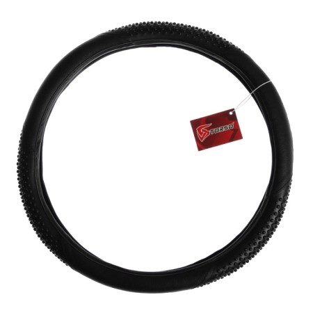 Torso steering wheel, Pu skin, massage inserts, size 38 cm, black-2