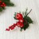 Decor "Winter Dreams" apple berries bumps Greens, 19 cm