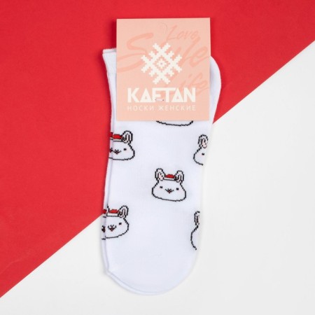 New Year's socks KAFTAN "Bunnies" p. 36-39 (23-25 ​​cm)-2