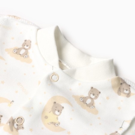 Blouse with closed handles, milk color, height 56 ​​cm-1