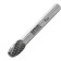 Denzel Borfrase, type E, metal, carbide, oval, 8 mm