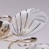 Cellular Cell "Fiesta" 5x60W E14 gold 65x65x13cm