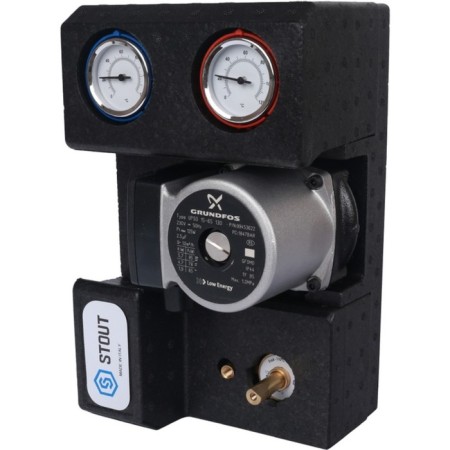 STOUT SDG-0007-002002 pumping group, with 3 move, 3/4 ", Grundfos Upso 15-65 130