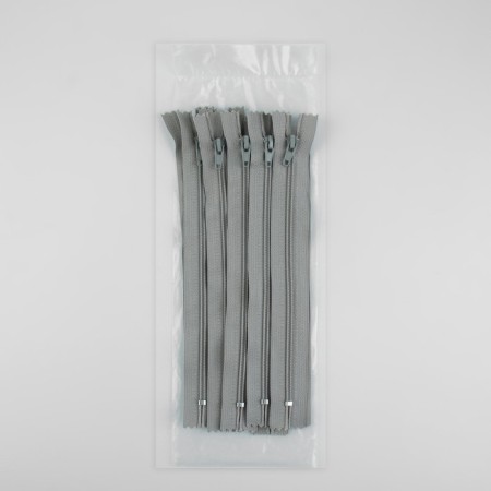 Lightning "Spiral", No. 4, non-proceeding, castle machine, 20 cm, light-gray color-2