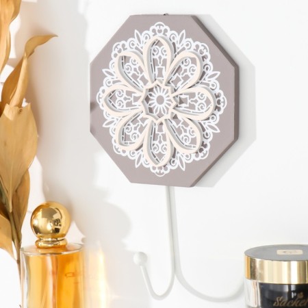 Decorative tree hook "openwork flower. Enemian" 11.6x0.7x20 cm-1