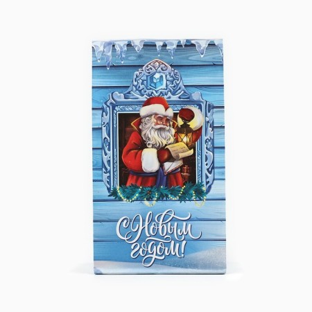 Package without pens "Grandfather Frost", 10 x 19.5 x 7 cm, New Year-2