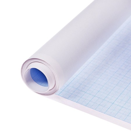 Large-scale-coordinate paper 640mm, 10m, calligrata, blue mesh, in the pp film-2