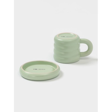 Tea couple of Dolyana "Zephyr", 350 ml, ceramics, green-4