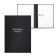 A4 Coursework folder, boumville, scallops/cassation, without paper, black color (capacity up to 300 sheets)