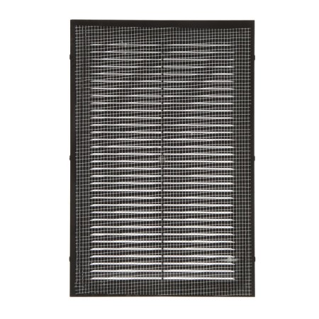 Ventilation grate "Cosmetic" luxury L200KR, 200x300mm, with a net, indescribable, brown-2