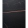 Shani quartz coffee table black/metal, black 60x60x62 cm