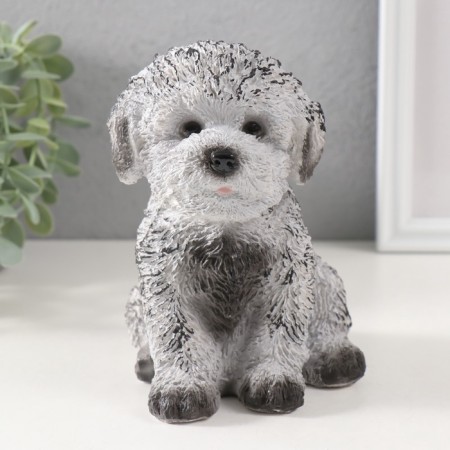 Figure "Puel Poodle" 14.5 x 10 x 14 cm.-1
