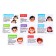 Speech therapy set with the mirror "Useful exercises"
