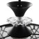 Lamp Bayerlux "Alser" E27 40W Black 15x15x14-114 cm