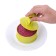 Culinary form with a cover cover "Circle", 9 × 9.5 cm, h = 4.5 cm, color mix
