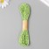 Yarn 100% cellulose "Softino Raffia Color Melange" Washing, Green Grass 10m ± 2m