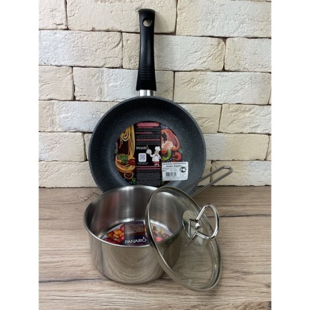 Set of dishes Panairo Sogretta, with a lid-2