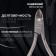 Pedicure nippers "Premium", 10.6 cm, blade length - 14 mm, on the blist, silver color
