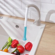 Brush - nozzle for a kitchen valve, holes diameter 2.5 cm, length 32 cm, brush length 2.5 cm