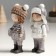 Polystone souvenir "Baby/Baby in a winter sweater and hat" MIX 8.5x8x19 cm