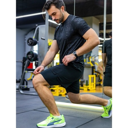Sports T -shirt male ise, size 52, black color-6