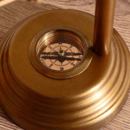 Sanding clock with the "Hanin" compass of brass-3