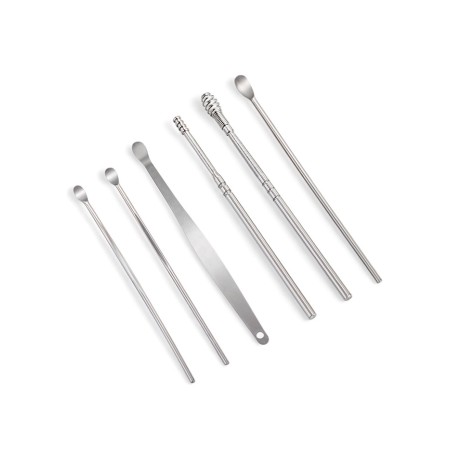 Ear cleaning set: leather cover + 6 items-5