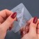 Organizer for storage "Cristal", hinged, 1 section, with adhesive hooks, 11.5 × 8 × 11 cm, the color is transparent
