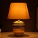 Table lamp "Certes" E14 40W gold 22x22x34cm