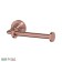 Toilet paper holder, antique copper, 3SC