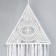 Dreams "Triangle with the eye from the evil eye" White 85x17 cm