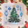 Stickers on the windows "New Year" Christmas tree, jewelry, 38x30 cm