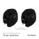Sweepers on the wrist, 2 × 300 g, black color