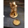 Steam for the little things "Bear", polystone, 45 cm, color gold