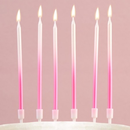 Candles for the cake "On your special day", pink, 6 pcs.-5