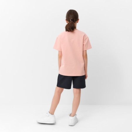 Kids (T -shirt, shorts) minku beige color/ graphite, height 158 ​​cm-14