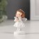 Souvenir Polystone "Girl Angel with silver wings" mix 3.5x2x5 cm