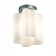 Ceiling lamp ST LUCE. SL116.502.01. ONDE. 1x60 W, E27, 19x19x20 cm, silver color