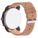 Men's watches "Soldier", brown, d = 4.5 cm, textile strap 22 mm
