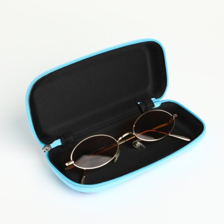 Lightning glasses case, blue color-3