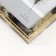 Photo frame Plastic 10x15 cm "Marmoter with a gold frame" 12x17 cm