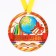 Medal on the Graduate Graduate, Globe, 8.5 x 9 cm