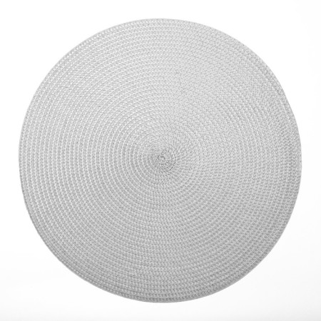 Set of napkins 2 pcs. Dolyana "Classic", central gray, D 38 cm-1